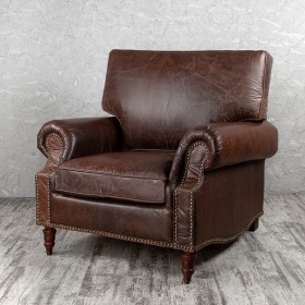 Кресло кожаное Лофт Аристократ (ширина 1100 мм) в Иваново - ivanovo.katalogmebeli.com | фото