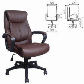 Кресло офисное BRABIX Enter EX-511 (коричневый) в Иваново - ivanovo.katalogmebeli.com | фото