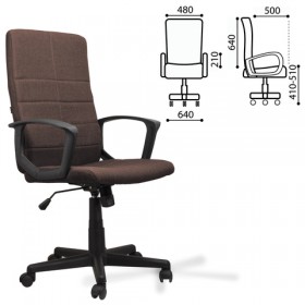 Кресло офисное BRABIX Focus EX-518 (коричневый) в Иваново - ivanovo.katalogmebeli.com | фото