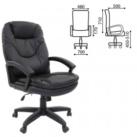 Кресло офисное BRABIX Trend EX-568 (черный) в Иваново - ivanovo.katalogmebeli.com | фото