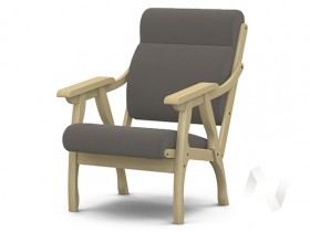 Кресло Вега-10 (бесцветный лак/ULTRA STONE) в Иваново - ivanovo.katalogmebeli.com | фото