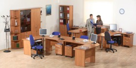 Мебель для персонала Альфа 61 Ольха в Иваново - ivanovo.katalogmebeli.com | фото 1