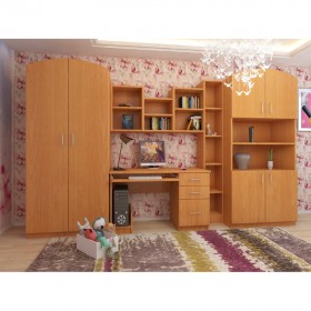 Детская Мишутка Комплект мебели (Вишня оксфорд) в Иваново - ivanovo.katalogmebeli.com | фото