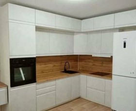 Модульная кухня Бруклин 2.4 x 2 м (Бетон белый) в Иваново - ivanovo.katalogmebeli.com | фото 15